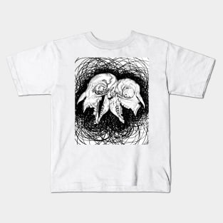 Double Headed Sheep's Skull Kids T-Shirt